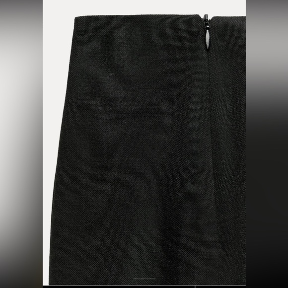 Zara 100% wool slit skirt ZW collection 2024, high waist, premium quality - Picture 8 of 14